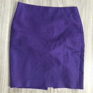 J CREW WOMENS SKIRT PURPLE KNEE LENGTH 4